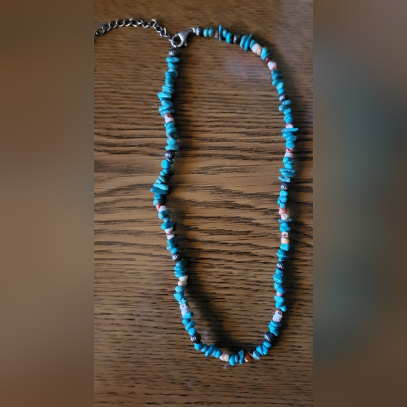 CAROLYN POLLACK RELIOS CRESCE signed R with a crescent moon 925 turquoise nugget - Picture 5 of 6